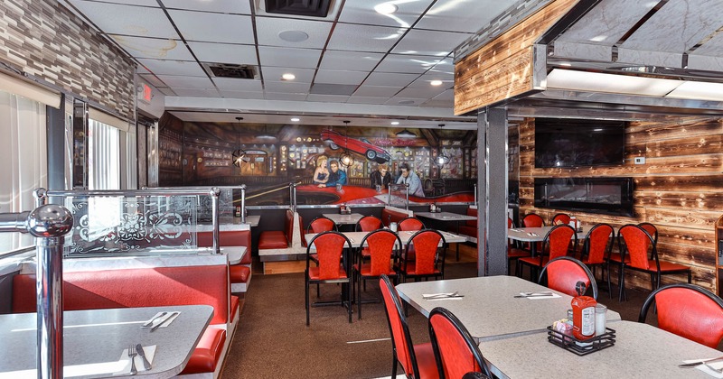 Interior, dining area