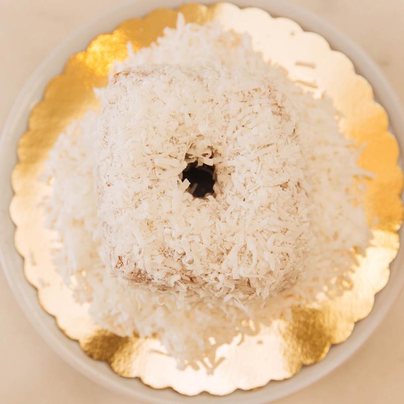 Coconut Cream Donut photo