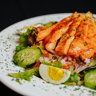 Buffalo Chicken Salad, closeup
