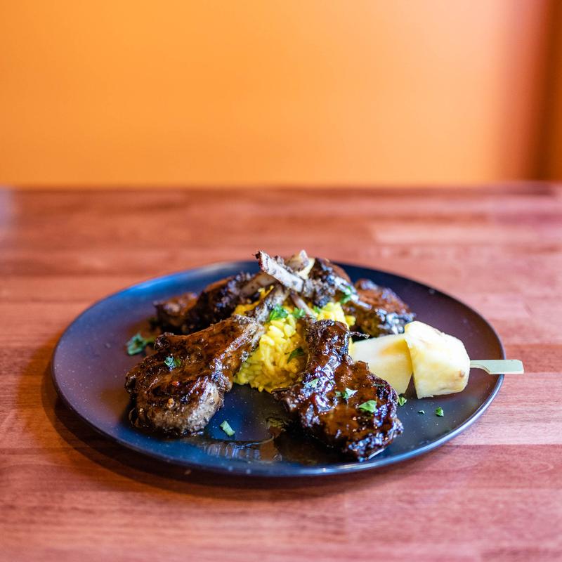 Honey Jerk Lamb Chops photo