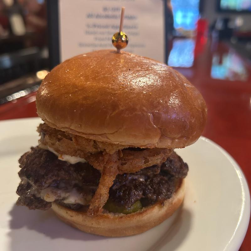 menu item 31 of 55, Single Black & Blue Burger