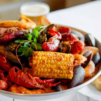 Mega seafood combo set.