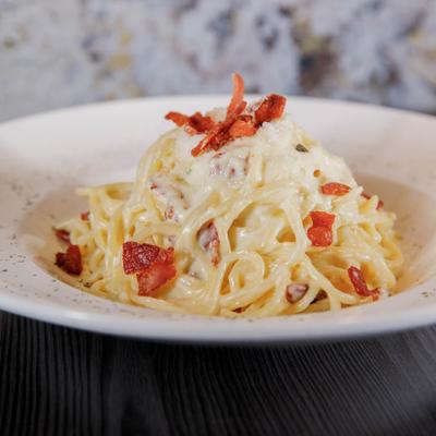 Spaghetti Carbonara.