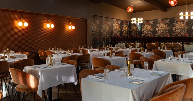Restaurant interior, dining area