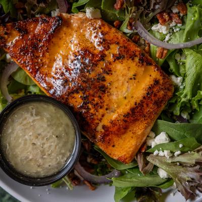 Honey-Grilled Salmon Salad.