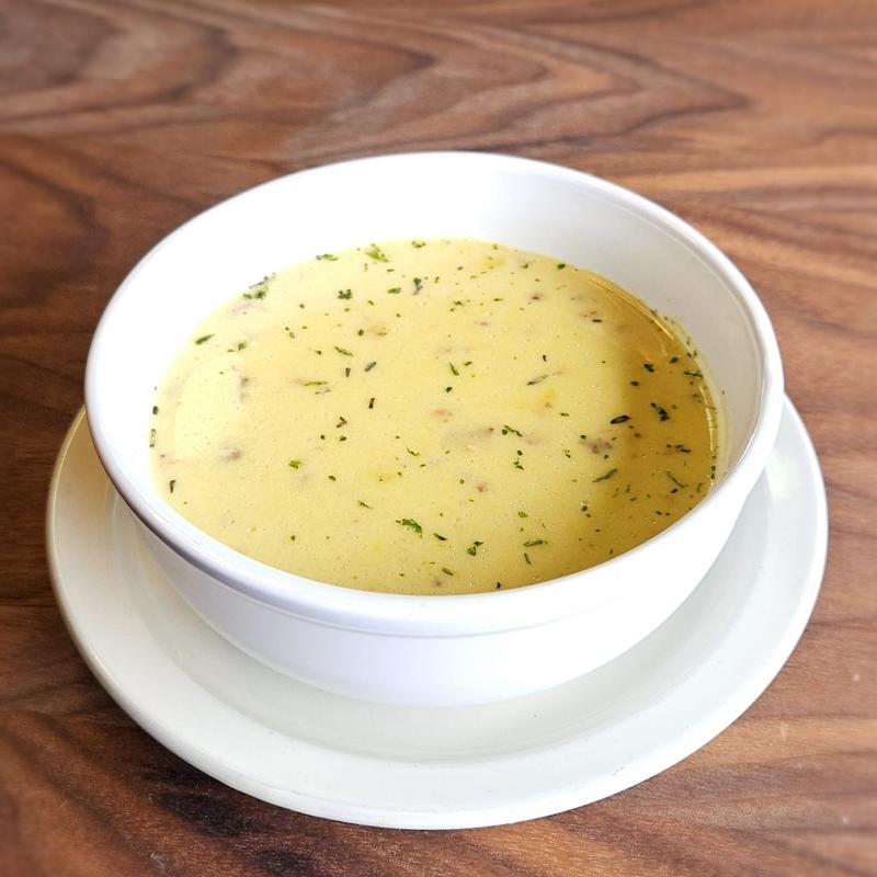 SOUP OF THE WEEK:  POTATO & LEEK  W/BACON photo