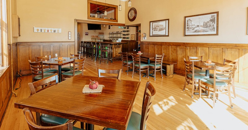 Interior, seating space