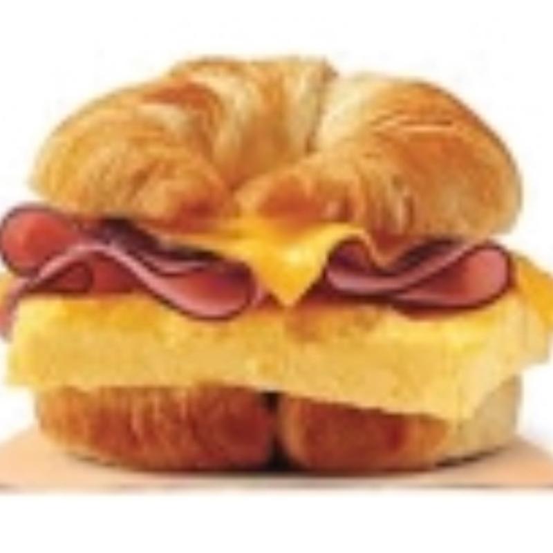B1. Ham, Egg & Cheese Croissant photo