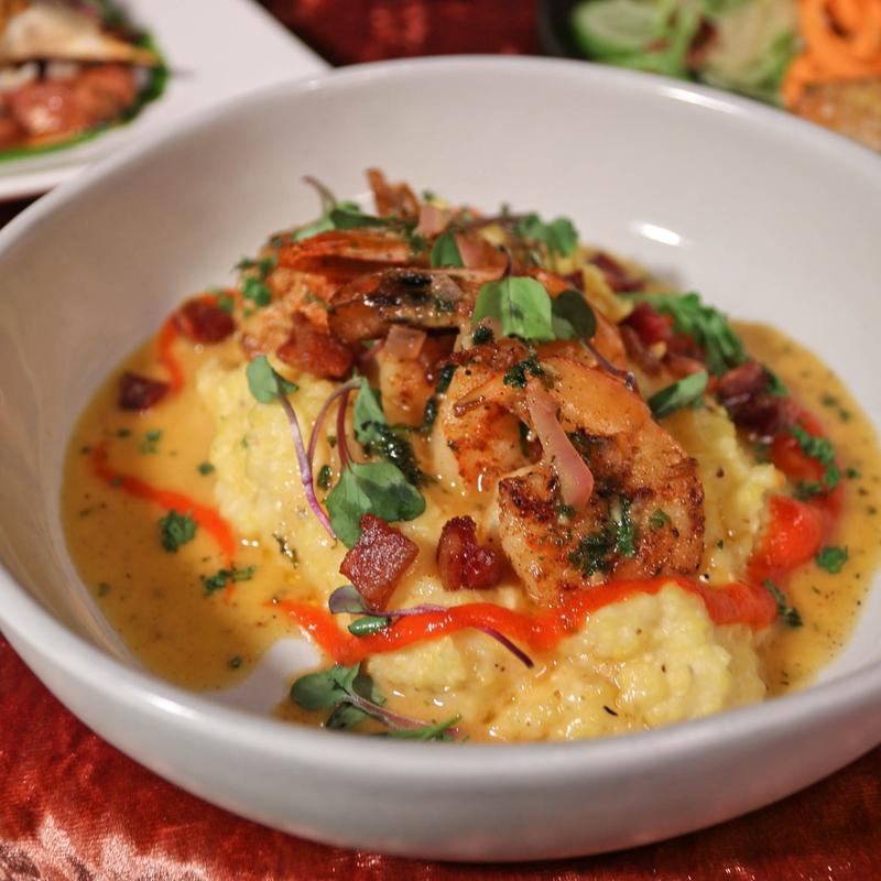 menu item 1 of 13, Grits and Gumbo