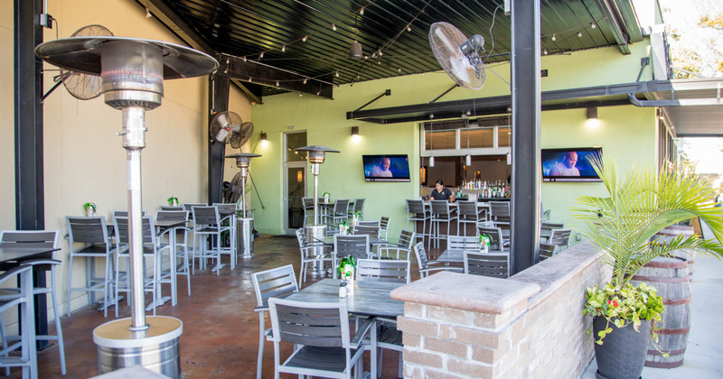 Exterior, tables outside