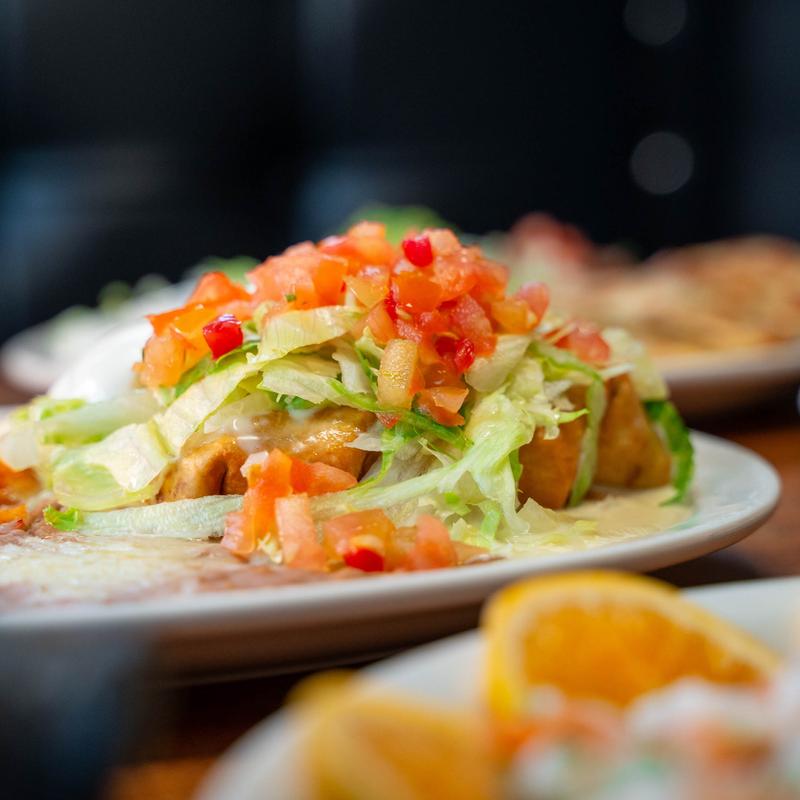 menu item 5 of 5, Chimichangas