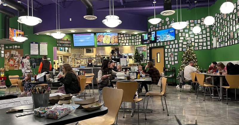 Interior, dining area