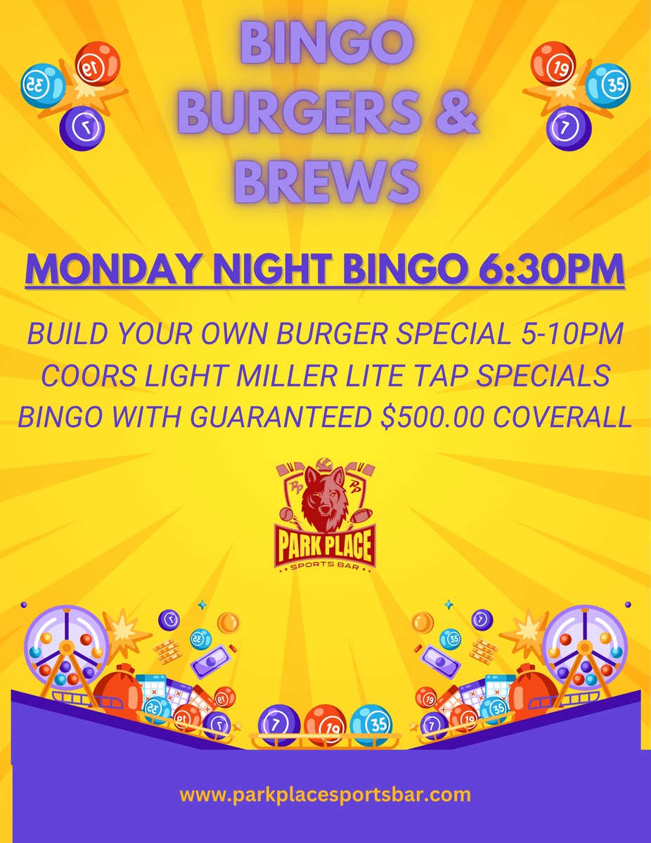 Bingo Burgers & Brews event photo