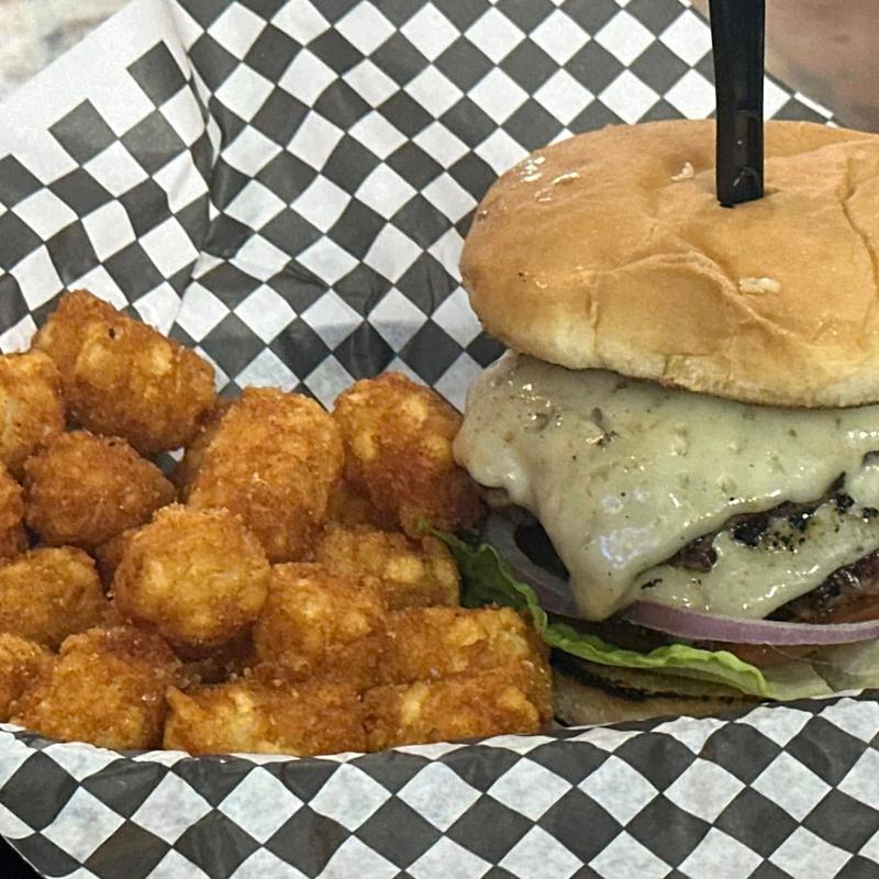 Double Cheeseburger & Fries photo