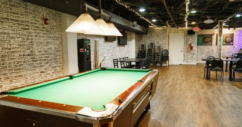 Game space, pool table