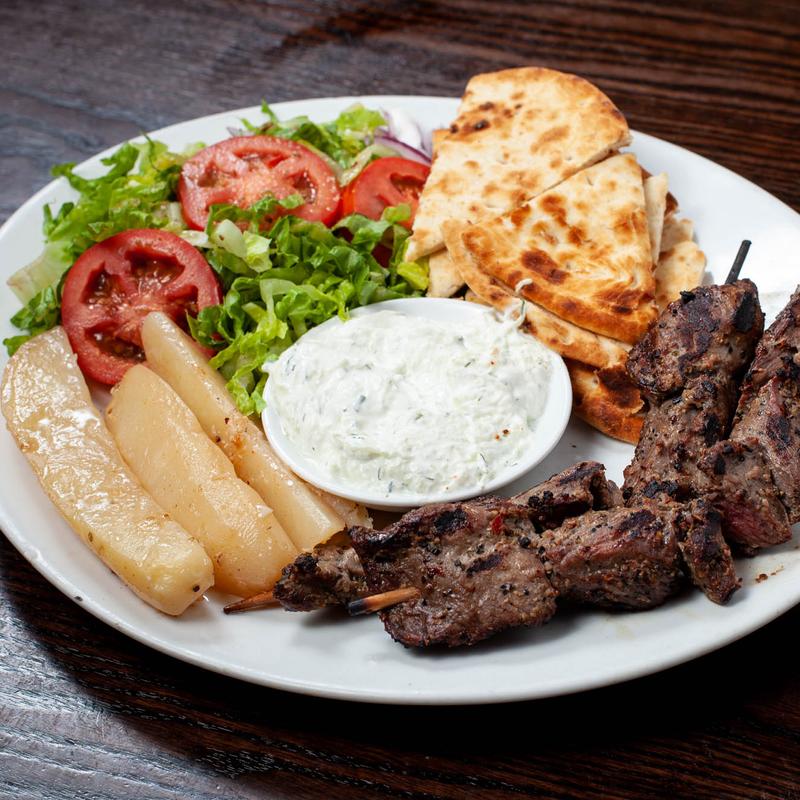 Lamb Souvlaki Platter photo