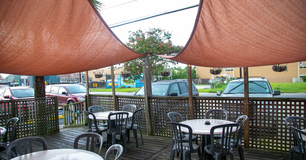 Exterior, tables and chairs on patio