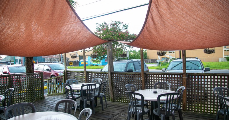 Exterior, tables and chairs on patio