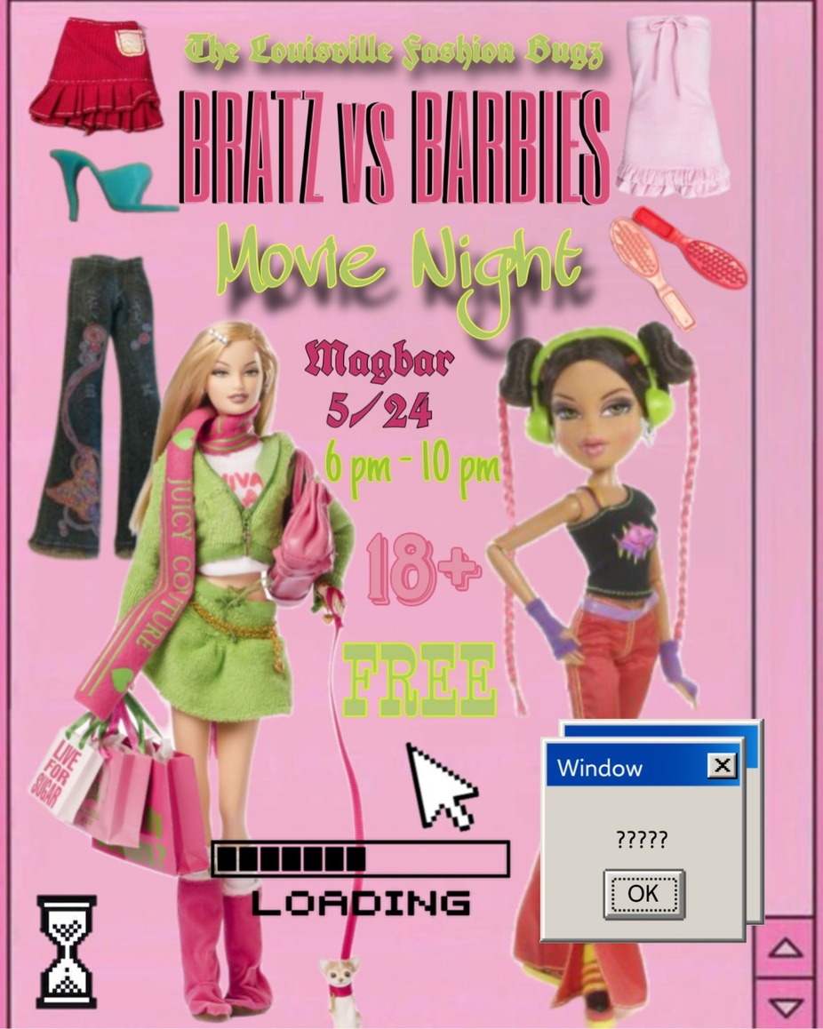 Louisville Fashion Bugz present Bratz vs Barbie Movie Night event photo