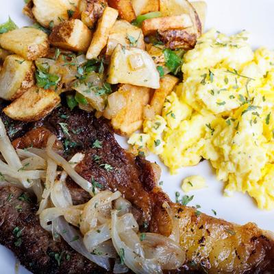 Creamy Scrambled Eggs.