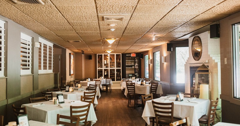 Interior, dining area