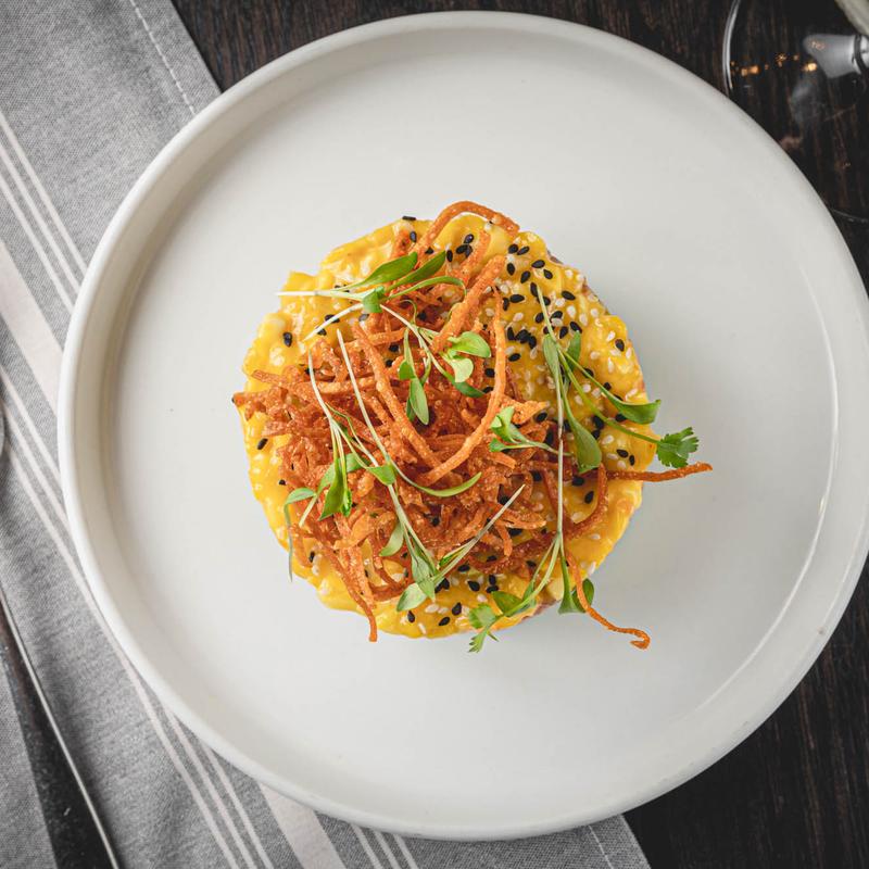 Tuna and Salmon poke photo