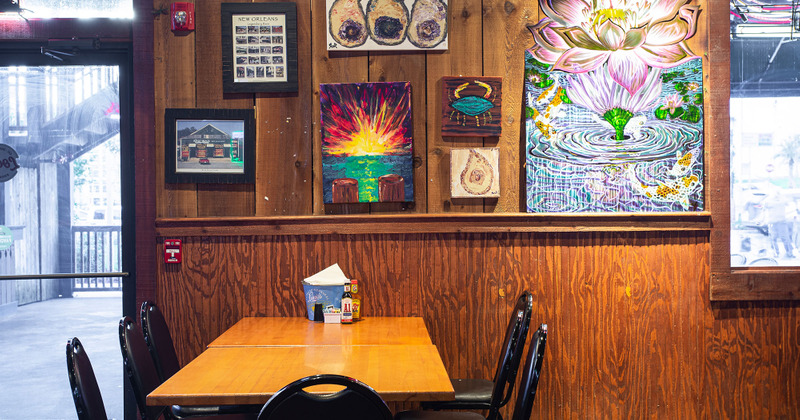 Interior, decorations on the wall