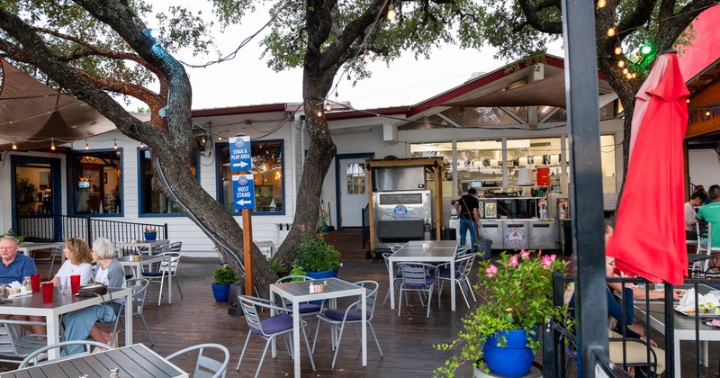 Exterior, tables and chairs