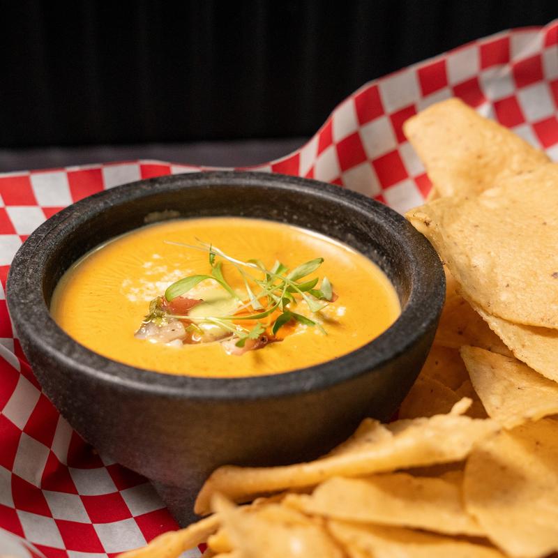 menu item 10 of 15, Queso + Chips