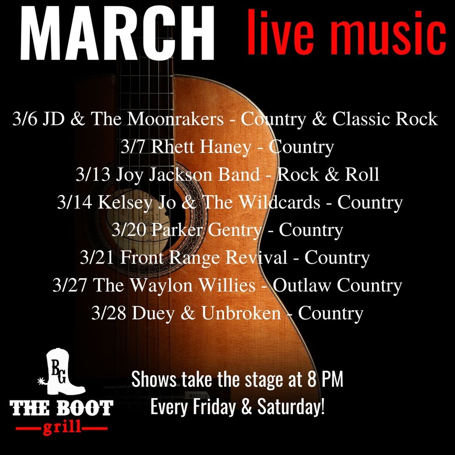 March Event Schedule event photo