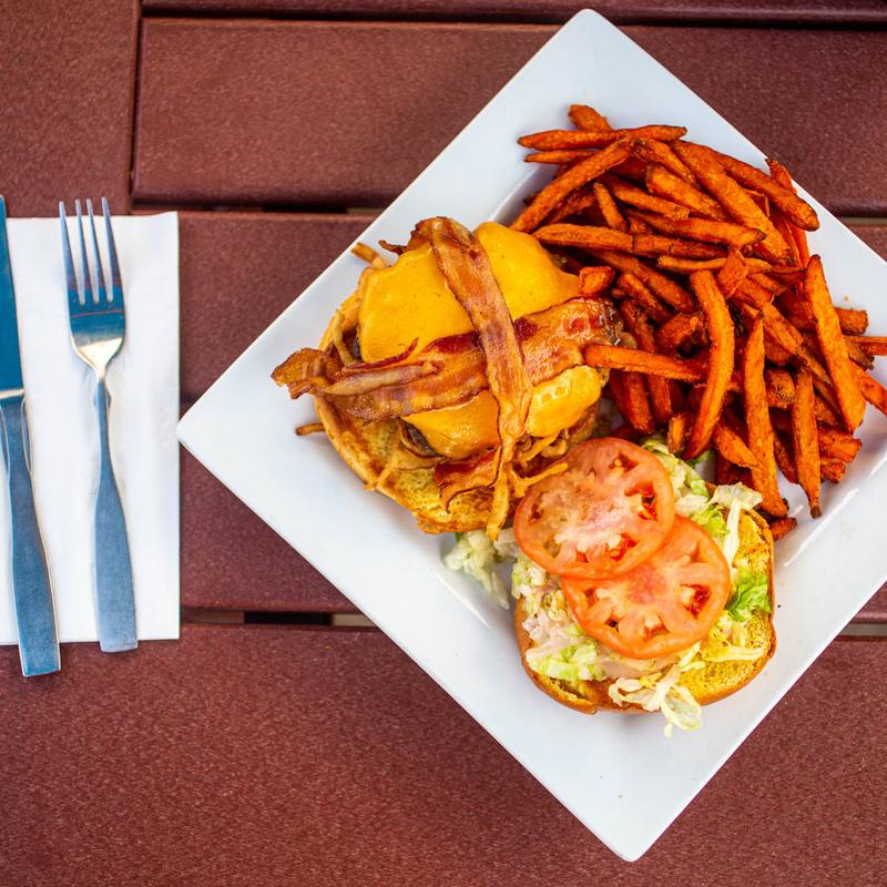 Cheesy BBQ Burger photo