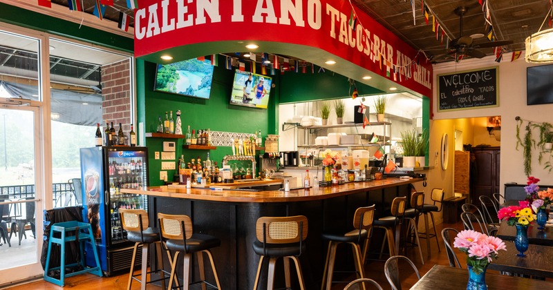 Interior, bar area