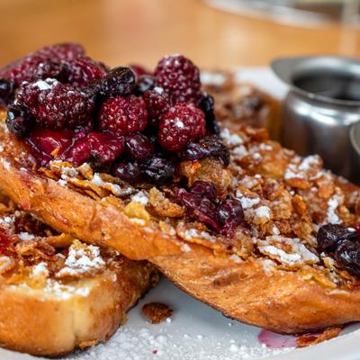 Corn Flake French Toast.
