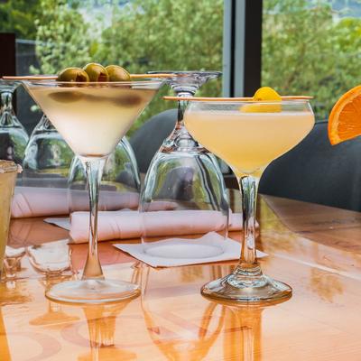 Selection of cocktail drinks.