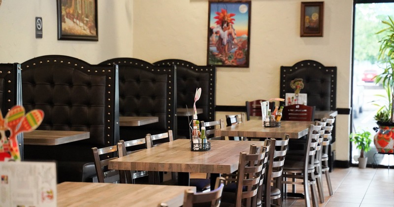 Interior, dining area
