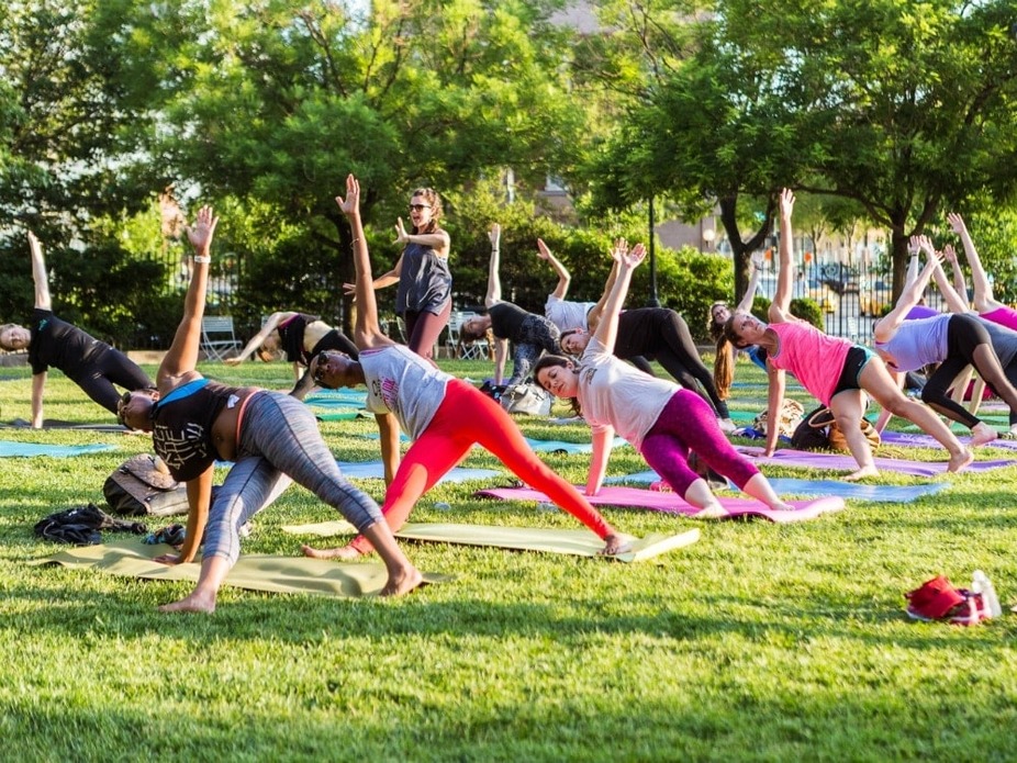Yoga in the Yard with Flux event photo