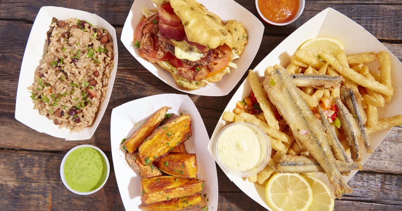 Various food on the table