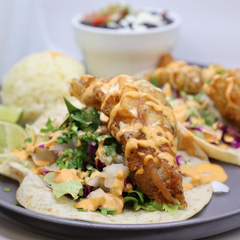 menu item 29 of 54, Fried Ensenada Fish Tacos