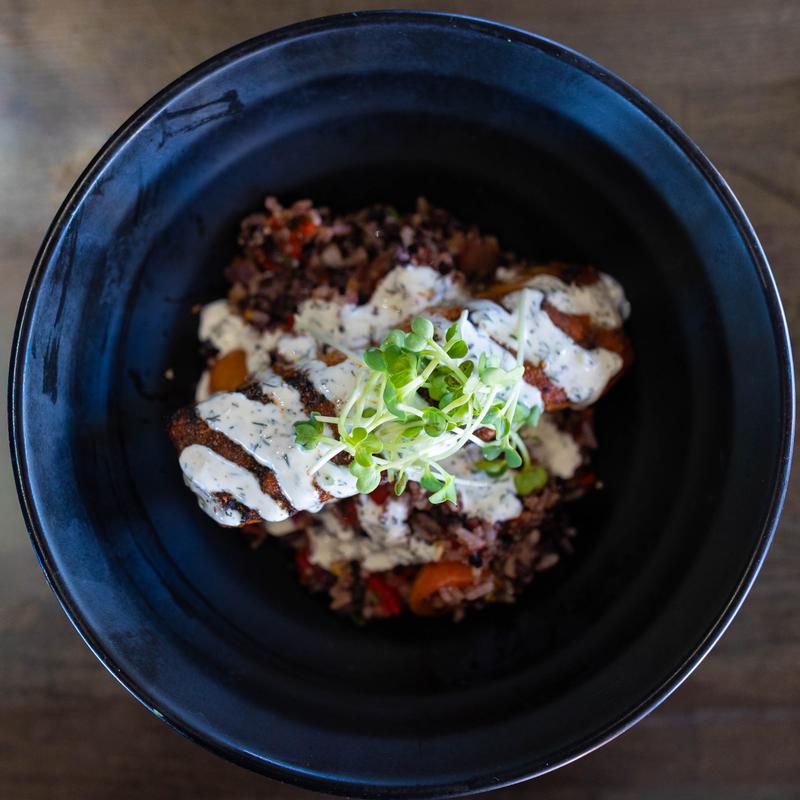 menu item 13 of 19, Blackened Salmon Bowl