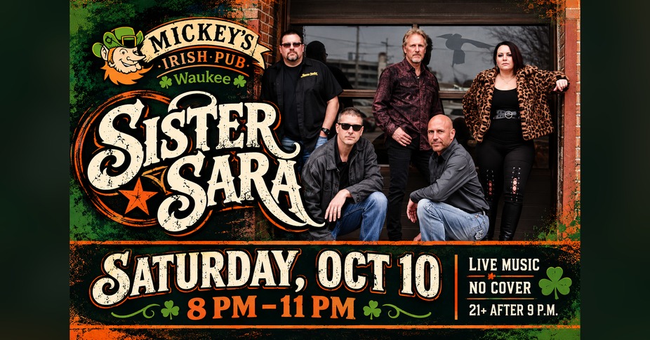 Sister Sara LIVE at 8 pm! event photo