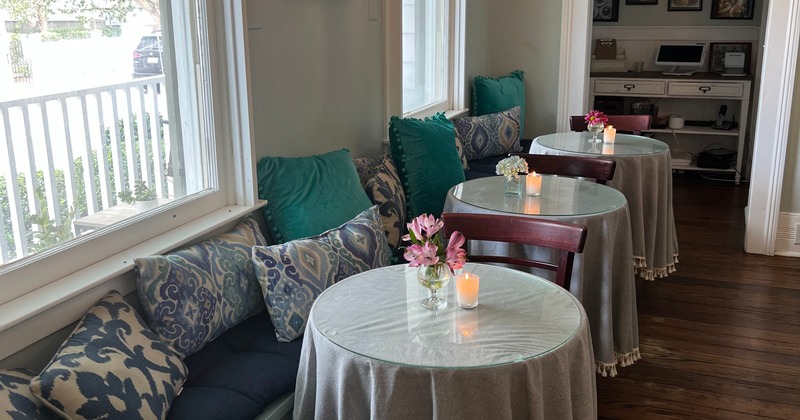 Interior, seating area