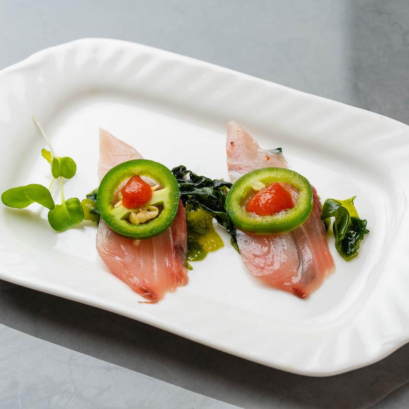 menu item 17 of 45, SA1. Yellowtail Jalapeño