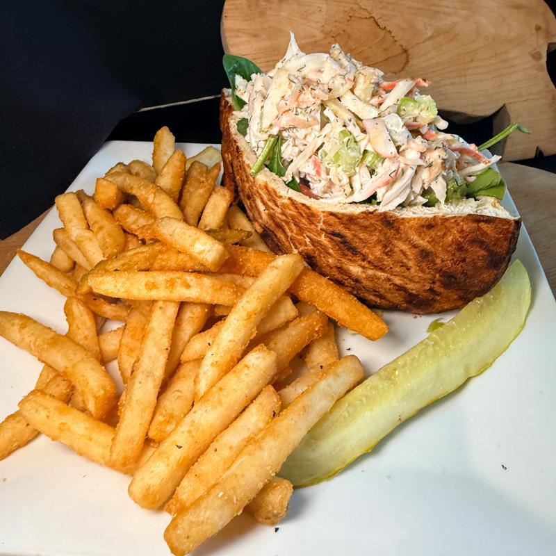 Seafood Stuffed Pita Salad photo