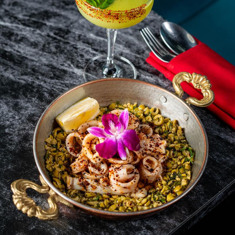 menu item 7 of 22, Calamari Meze
