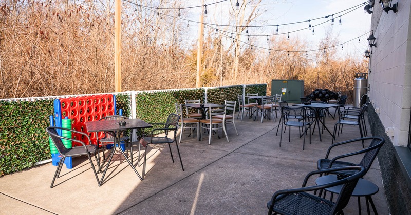 Exterior, tables and chairs