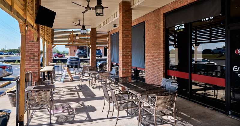 Interior, seating place on patio