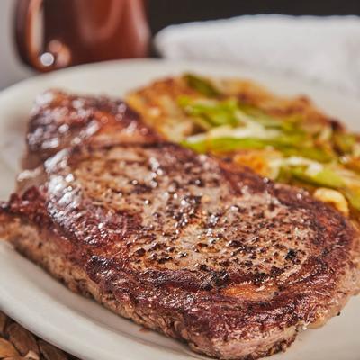 Rib-Eye Steak & Home Fries