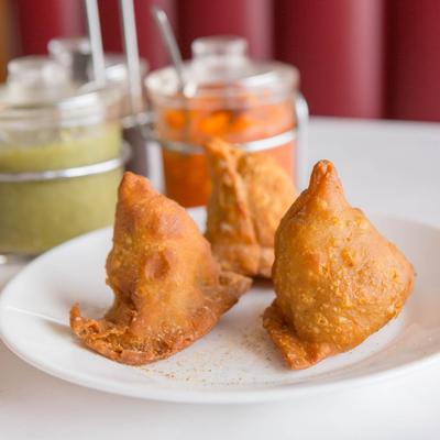 Vegetable Samosas.