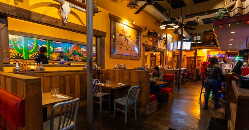 Interior, dining area