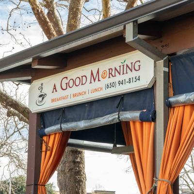 Exterior, restaurant name board